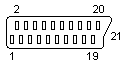 21 PIN SCART FEMALE